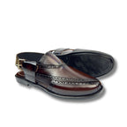 Handmade Chocolate Brown Leather Pehsawari Sandal : Comfortable Men's Footwear