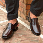 Handmade Chocolate Brown Leather Pehsawari Sandal : Comfortable Men's Footwear