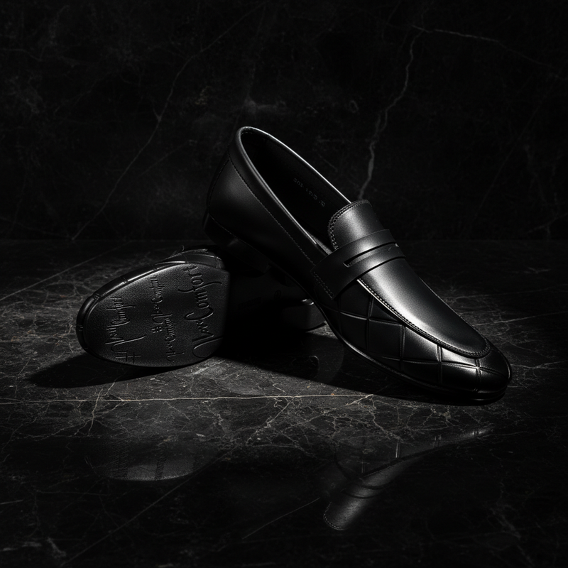 Men’s Black Premium Formal Loafers